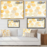 Circular Abstract Retro Geometric IX