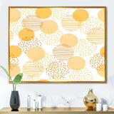 Circular Abstract Retro Geometric IX