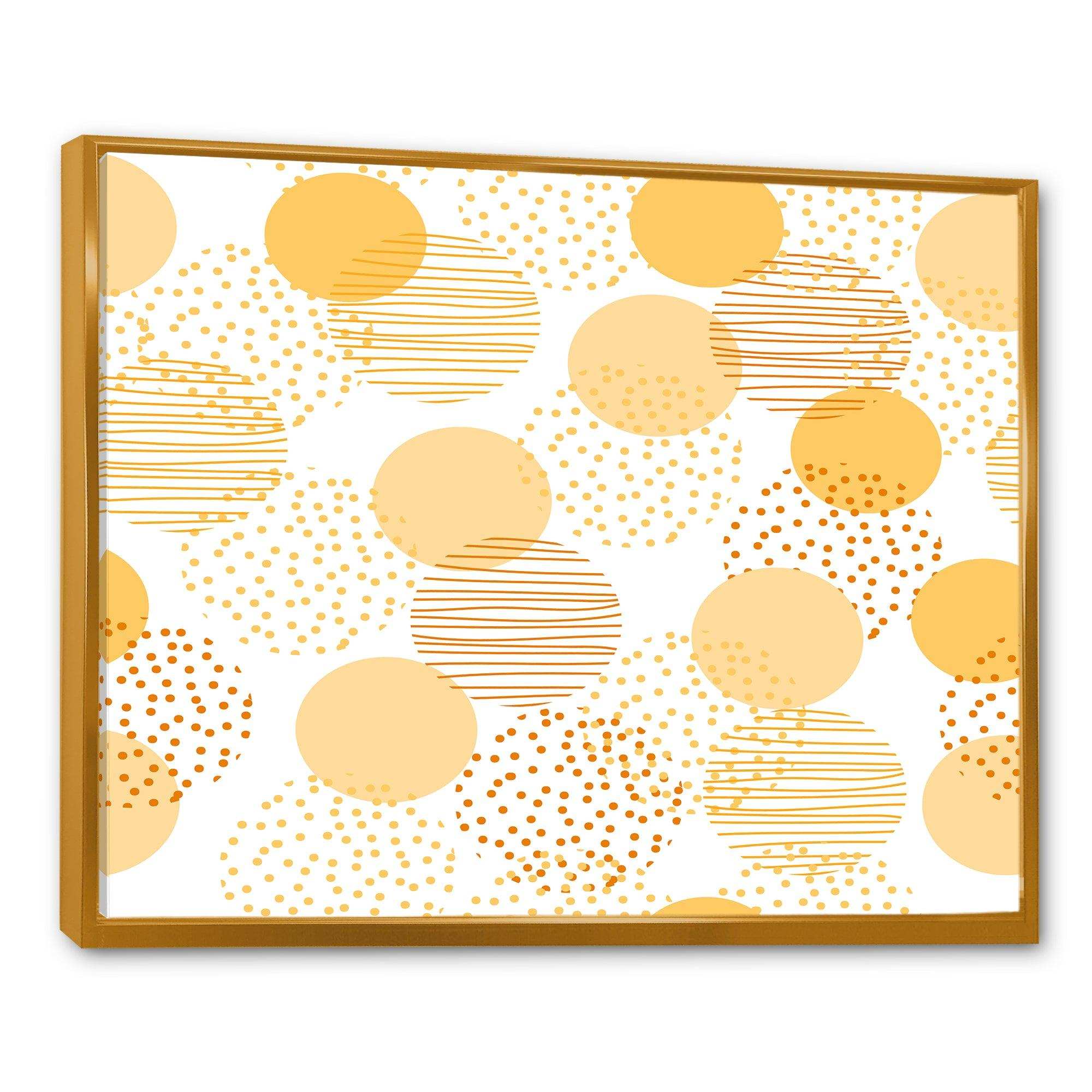 Circular Abstract Retro Geometric IX