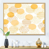 Circular Abstract Retro Geometric IX