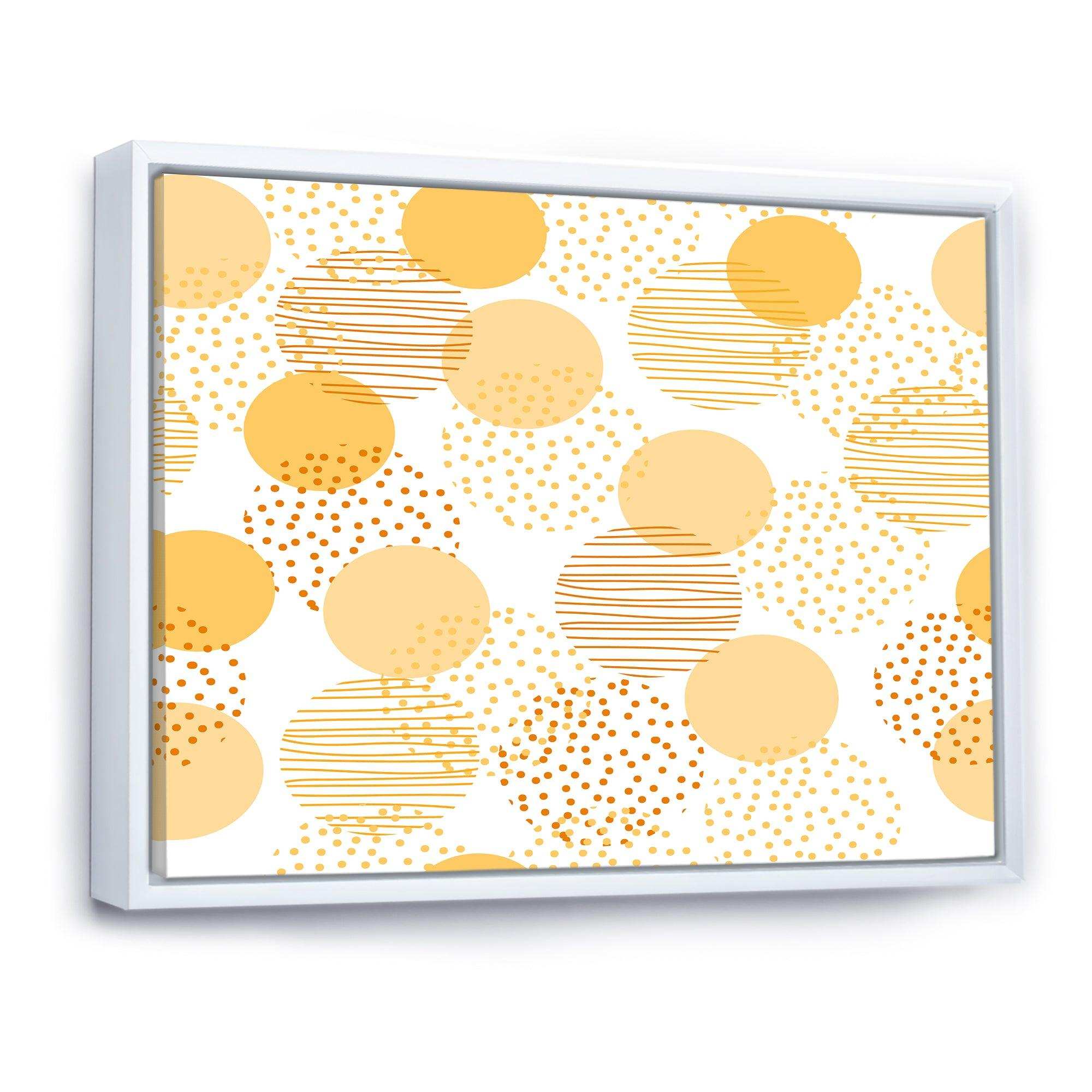 Circular Abstract Retro Geometric IX