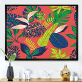 Retro Tropical Leaves I