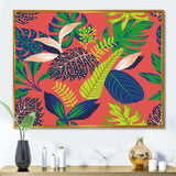 Retro Tropical Leaves I
