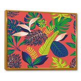 Retro Tropical Leaves I