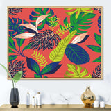 Retro Tropical Leaves I