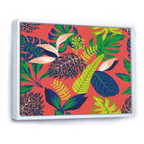 Retro Tropical Leaves I
