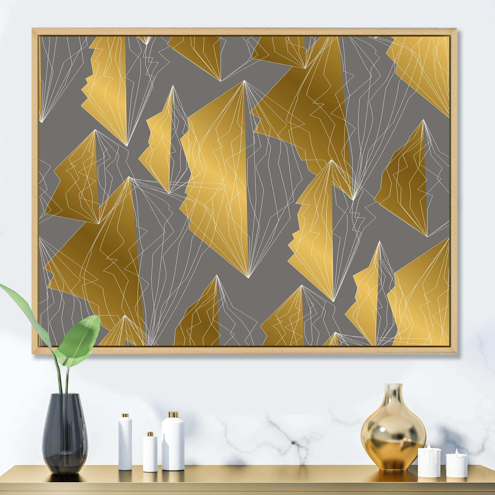Golden Polygon Pattern