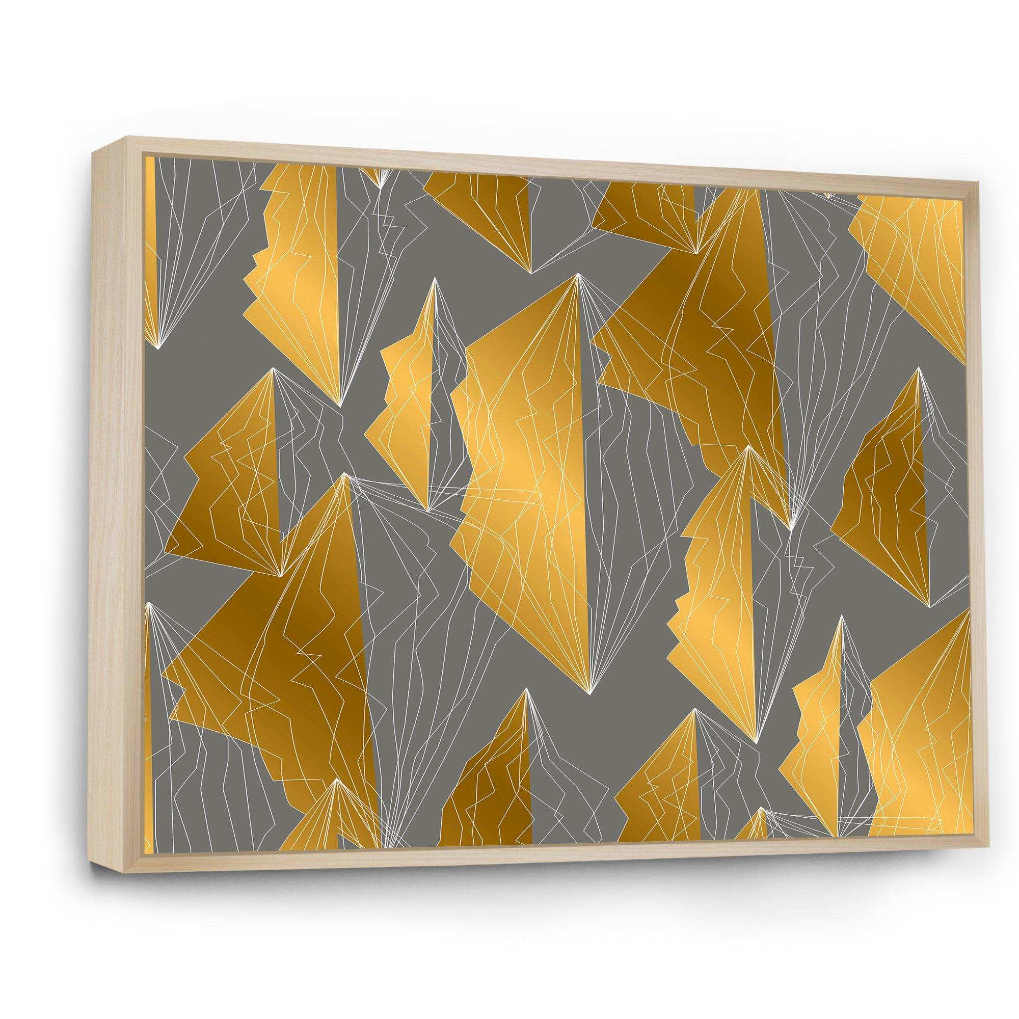 Golden Polygon Pattern