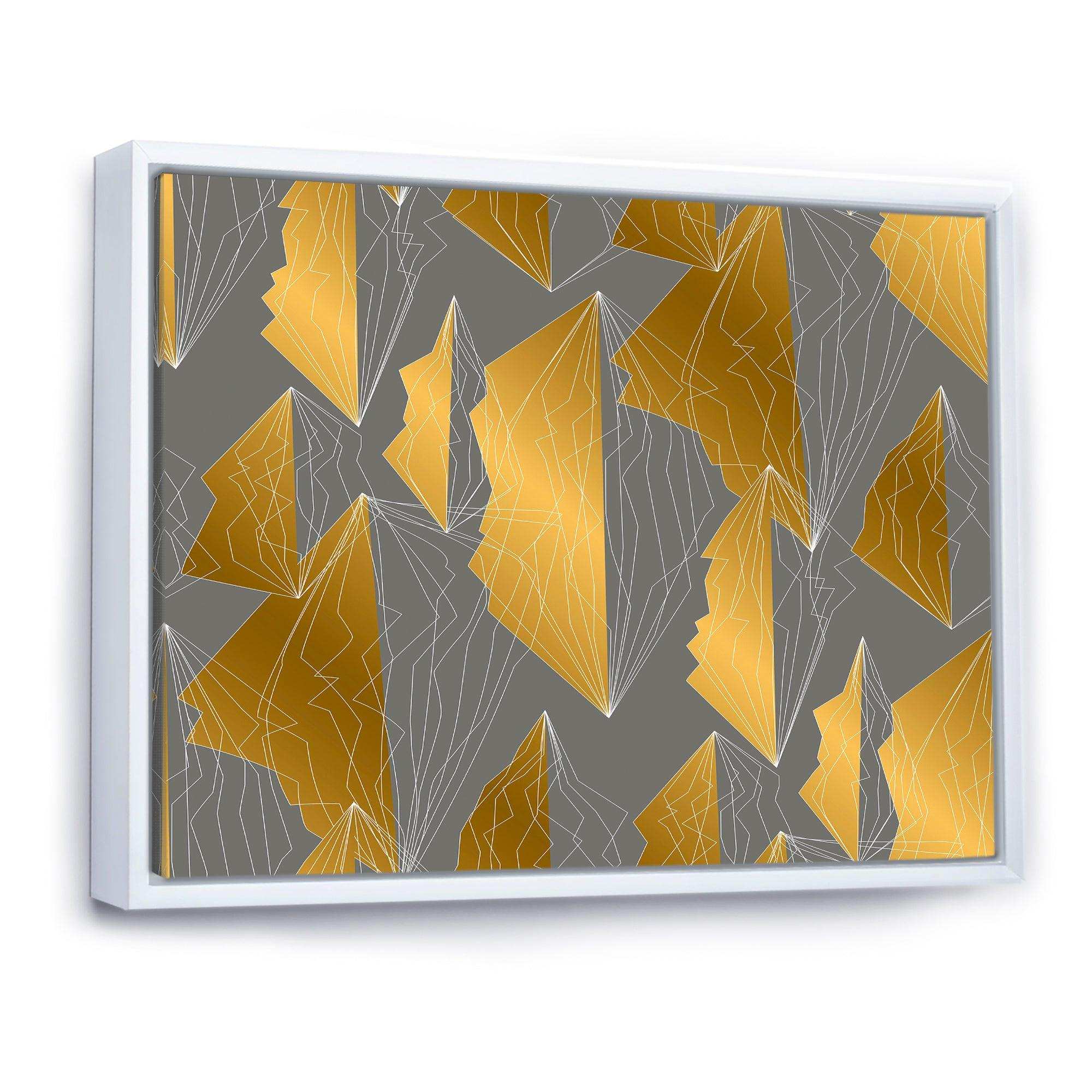 Golden Polygon Pattern