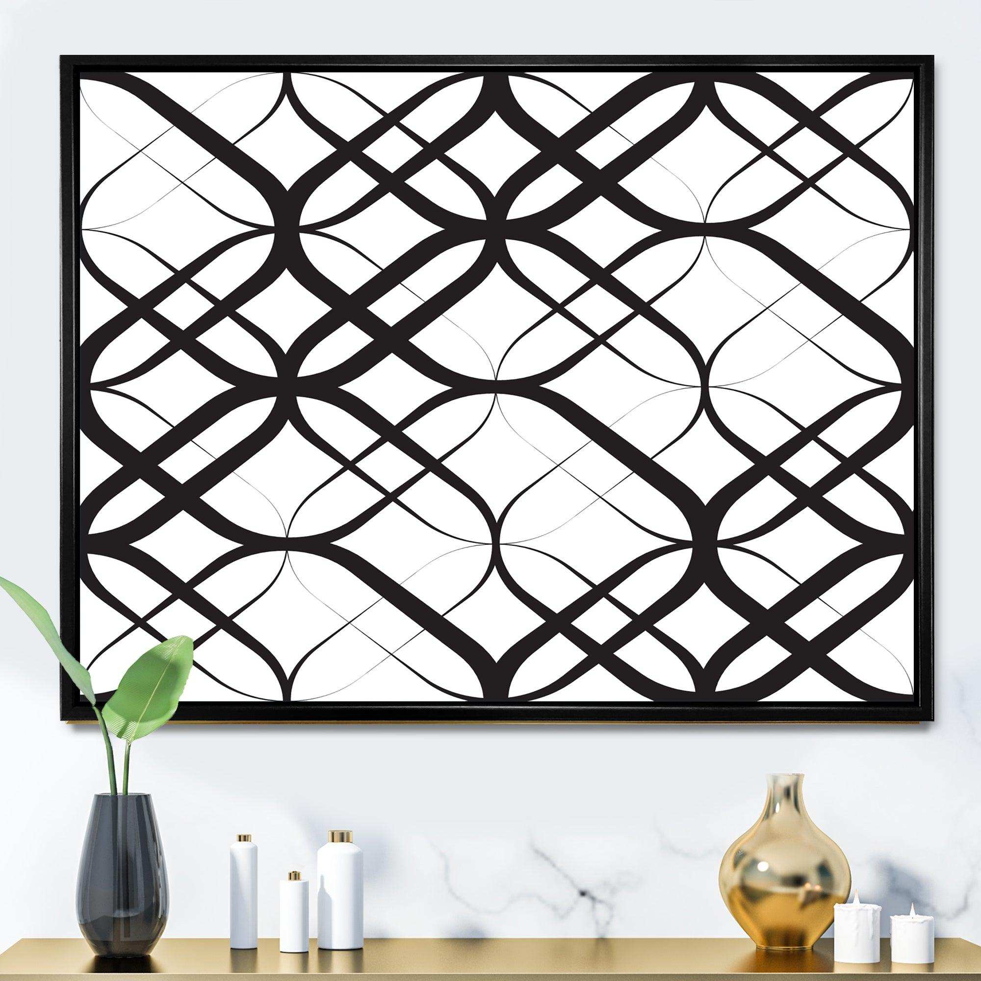 Monochrome Geometric Pattern III
