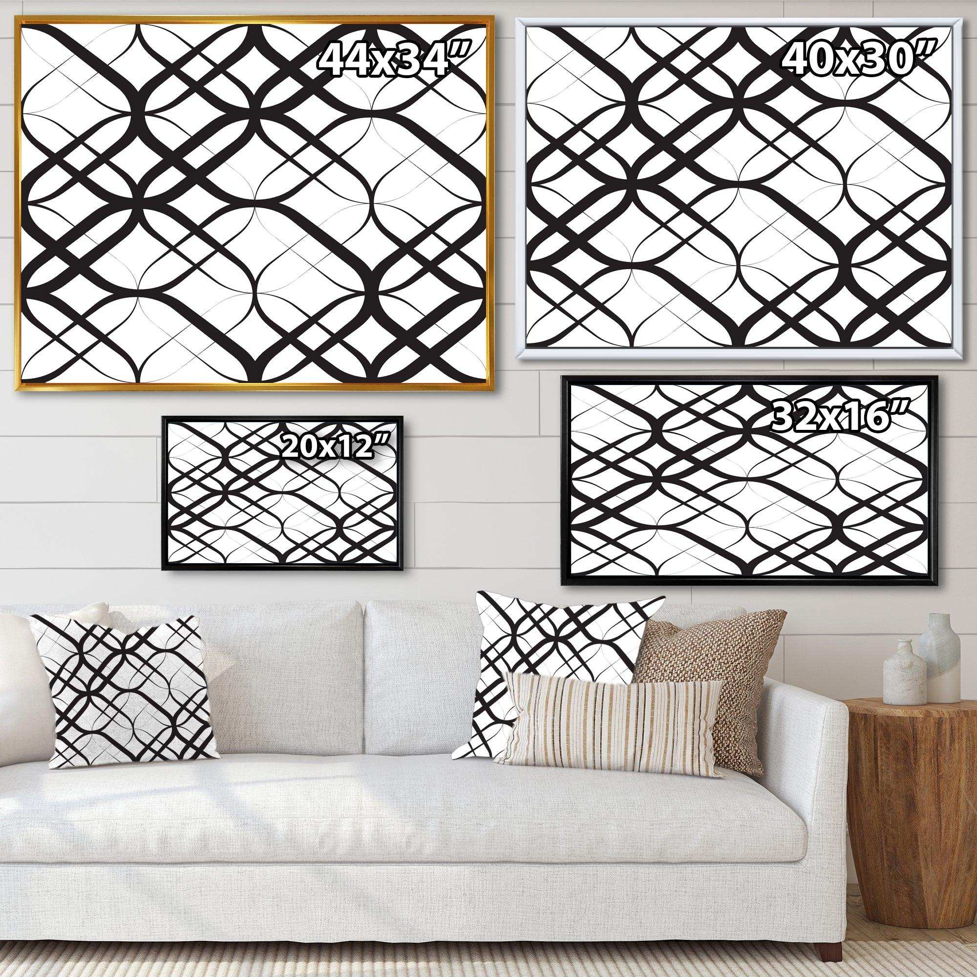 Monochrome Geometric Pattern III