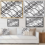 Monochrome Geometric Pattern III