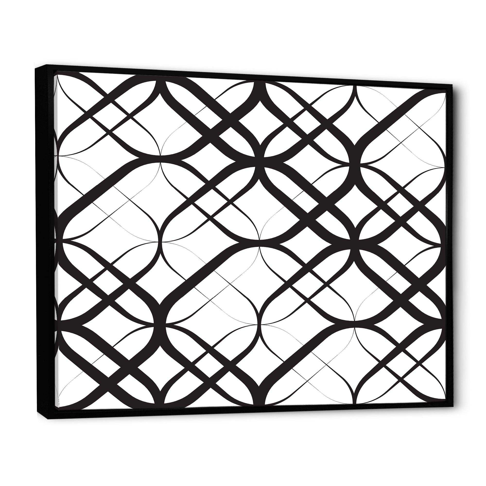 Monochrome Geometric Pattern III