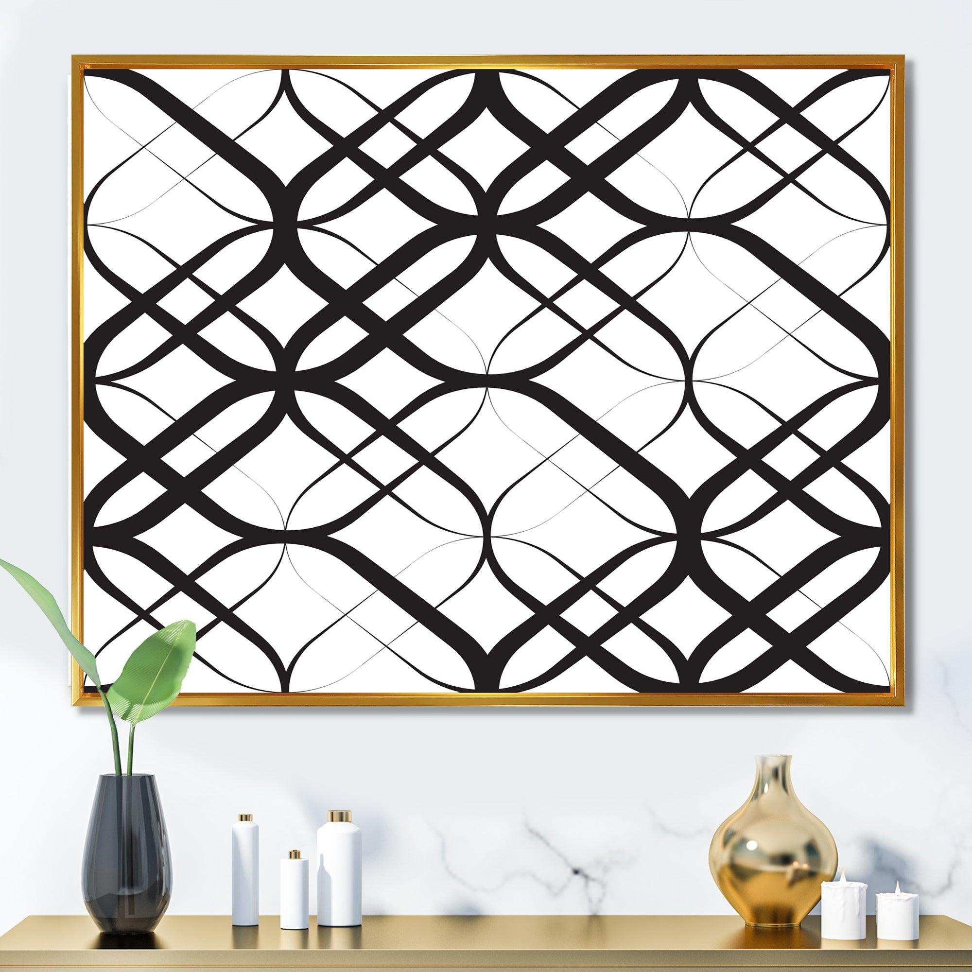 Monochrome Geometric Pattern III