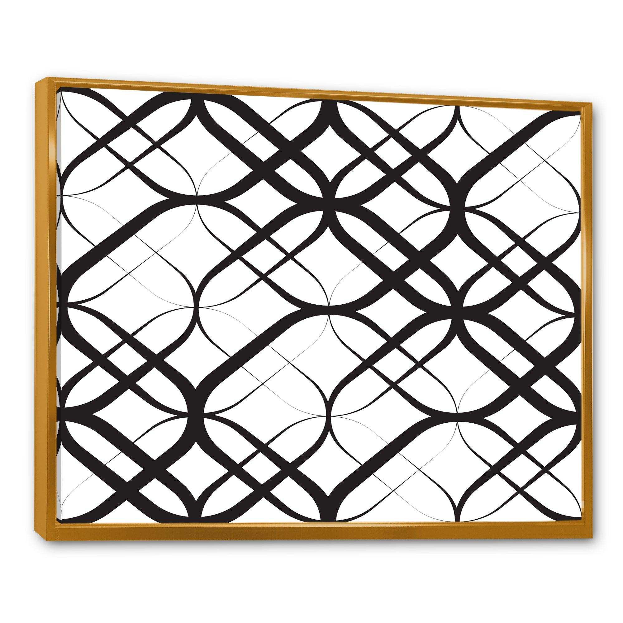 Monochrome Geometric Pattern III