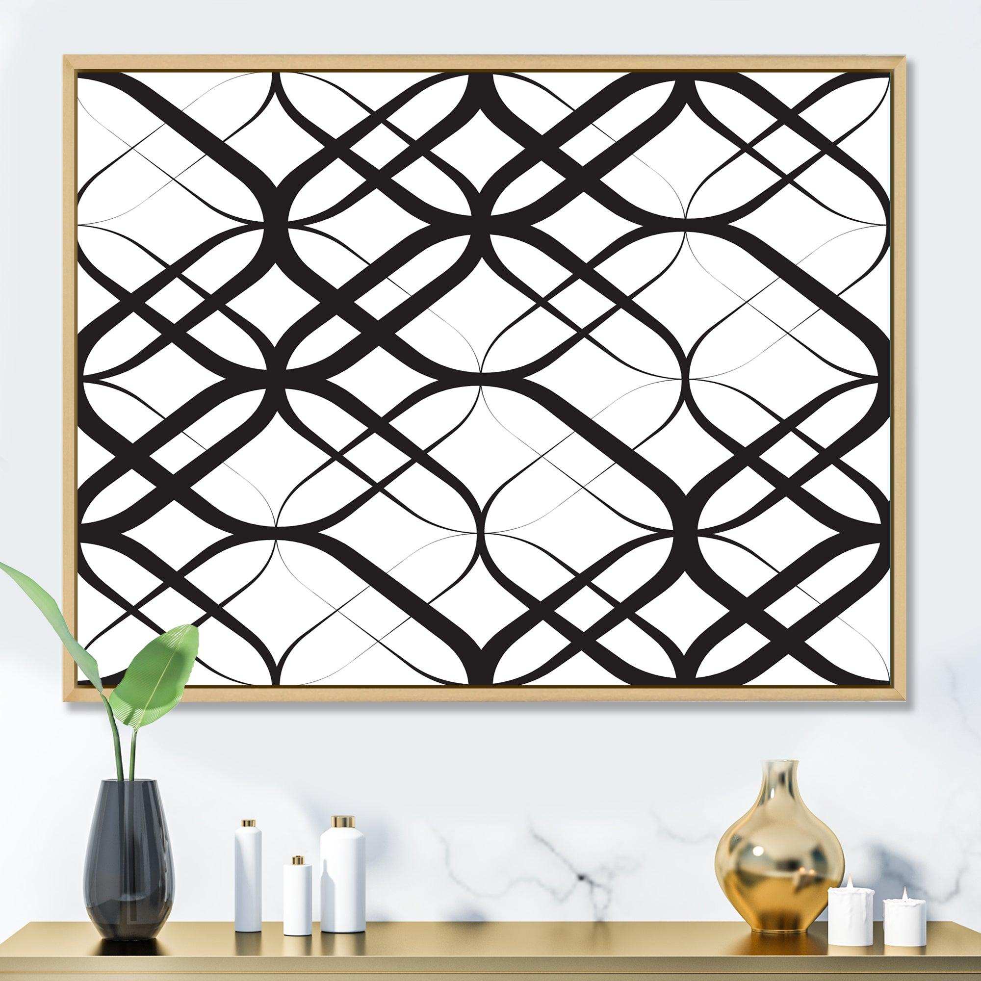 Monochrome Geometric Pattern III