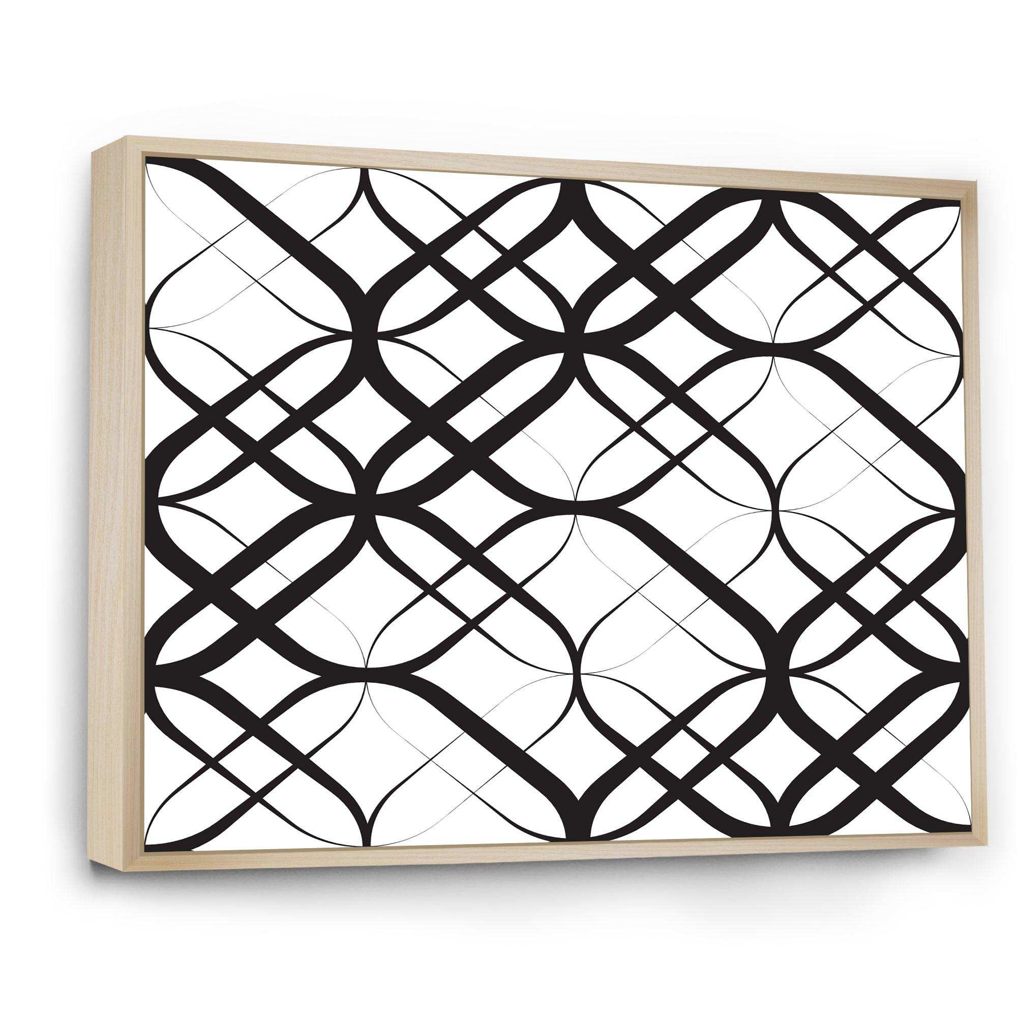 Monochrome Geometric Pattern III