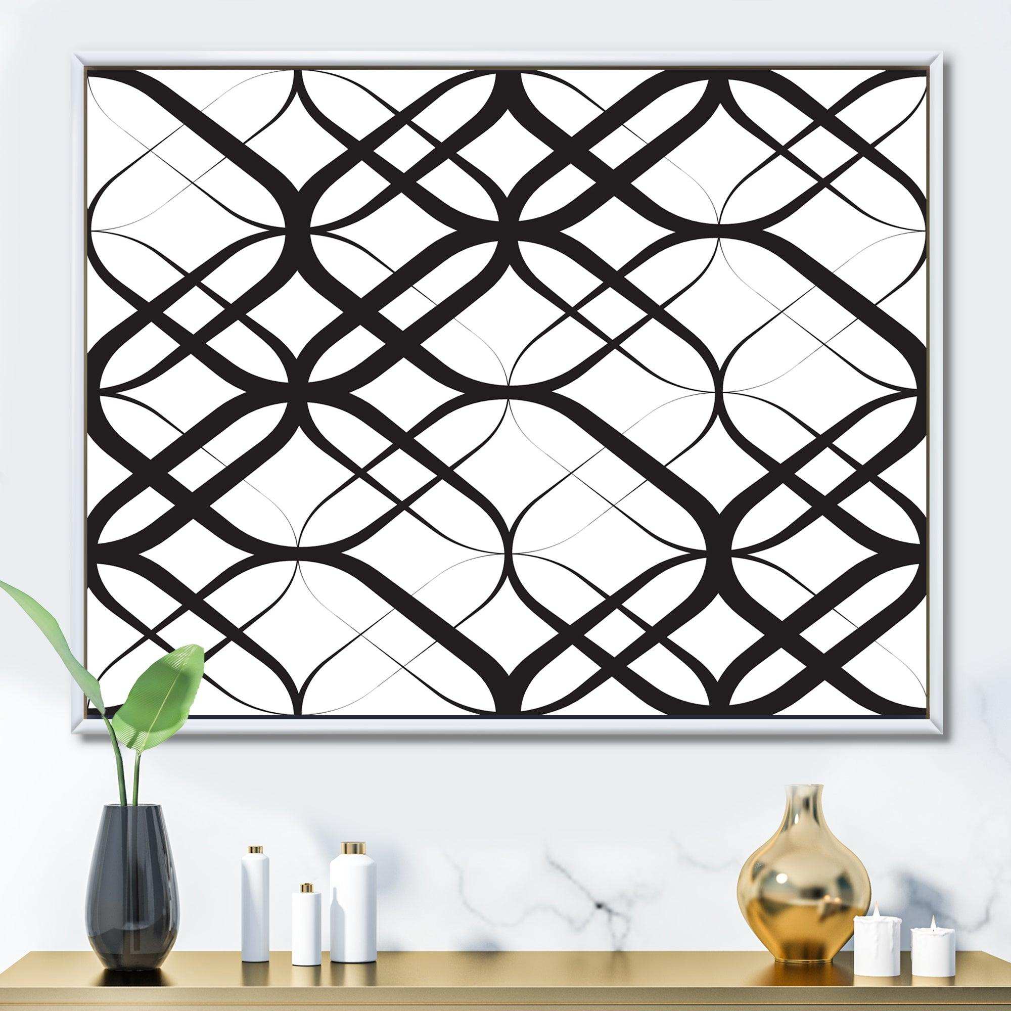 Monochrome Geometric Pattern III