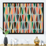 Retro Abstract Drops IX