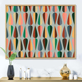 Retro Abstract Drops IX