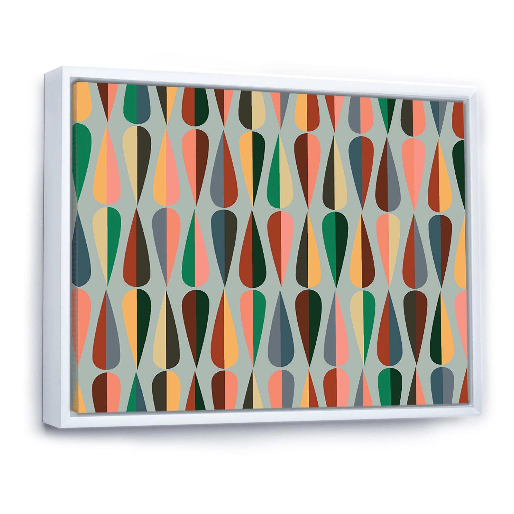 Retro Abstract Drops IX