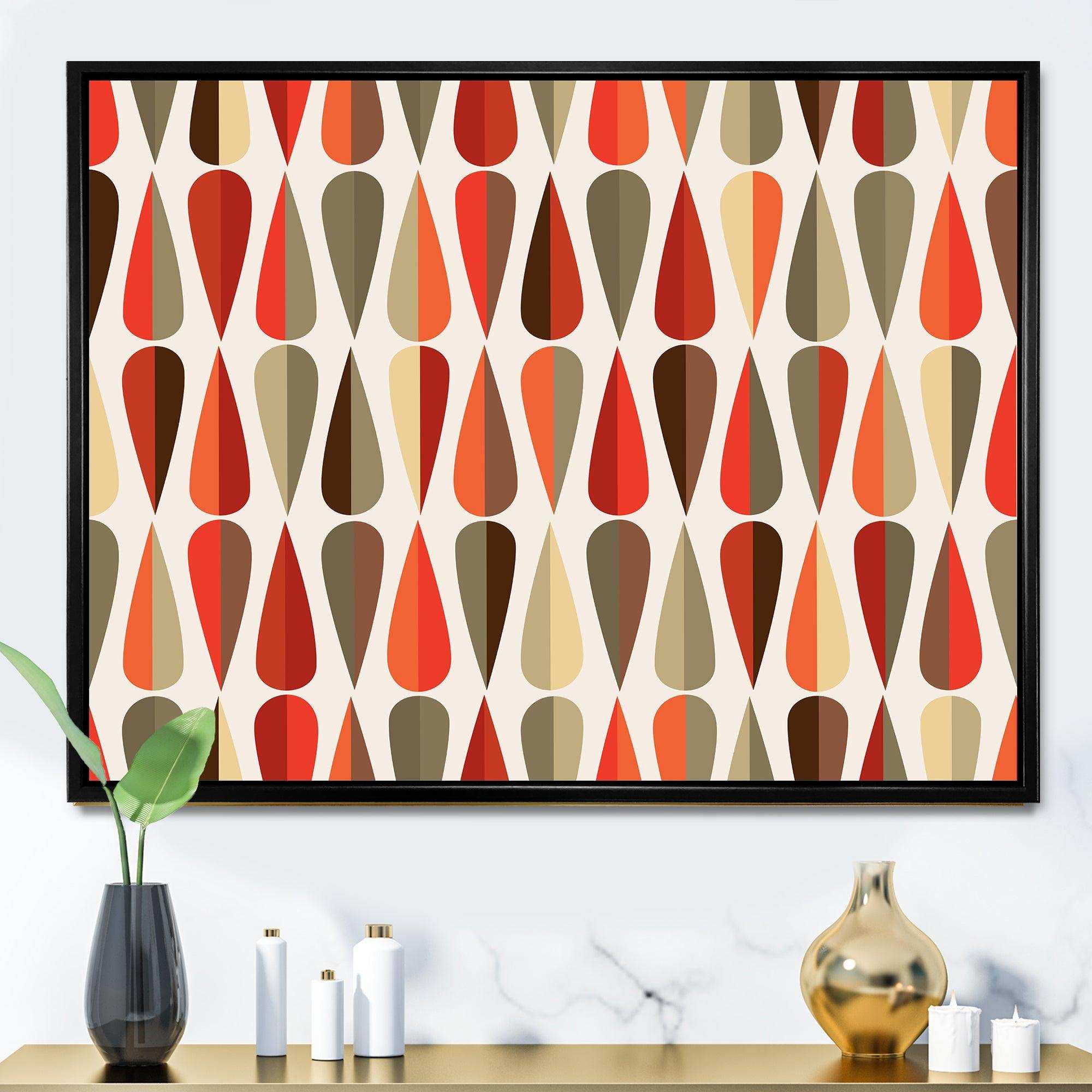 Retro Abstract Drops IV