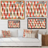 Retro Abstract Drops IV