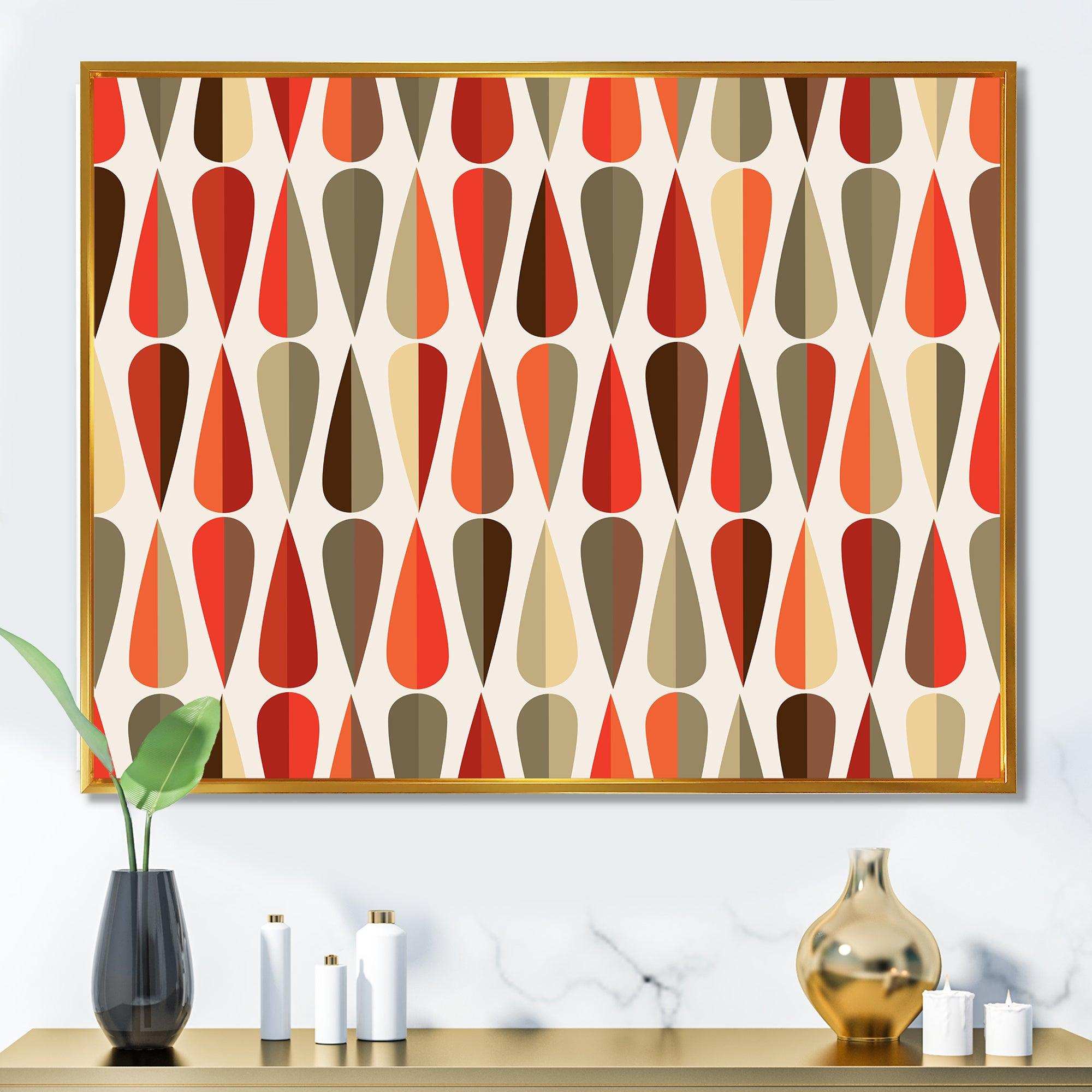 Retro Abstract Drops IV