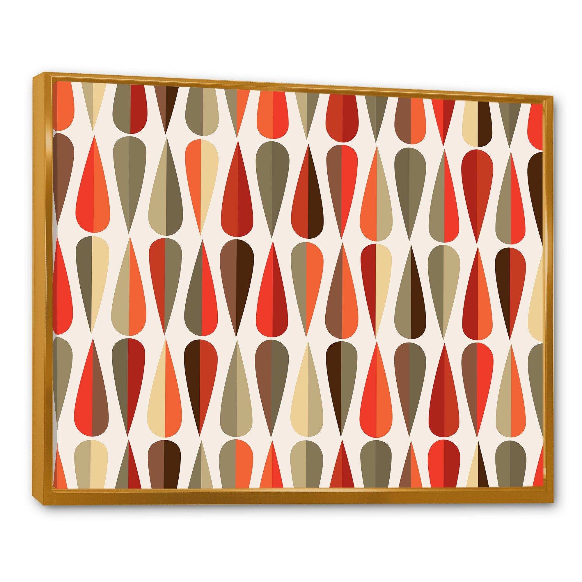 Retro Abstract Drops IV