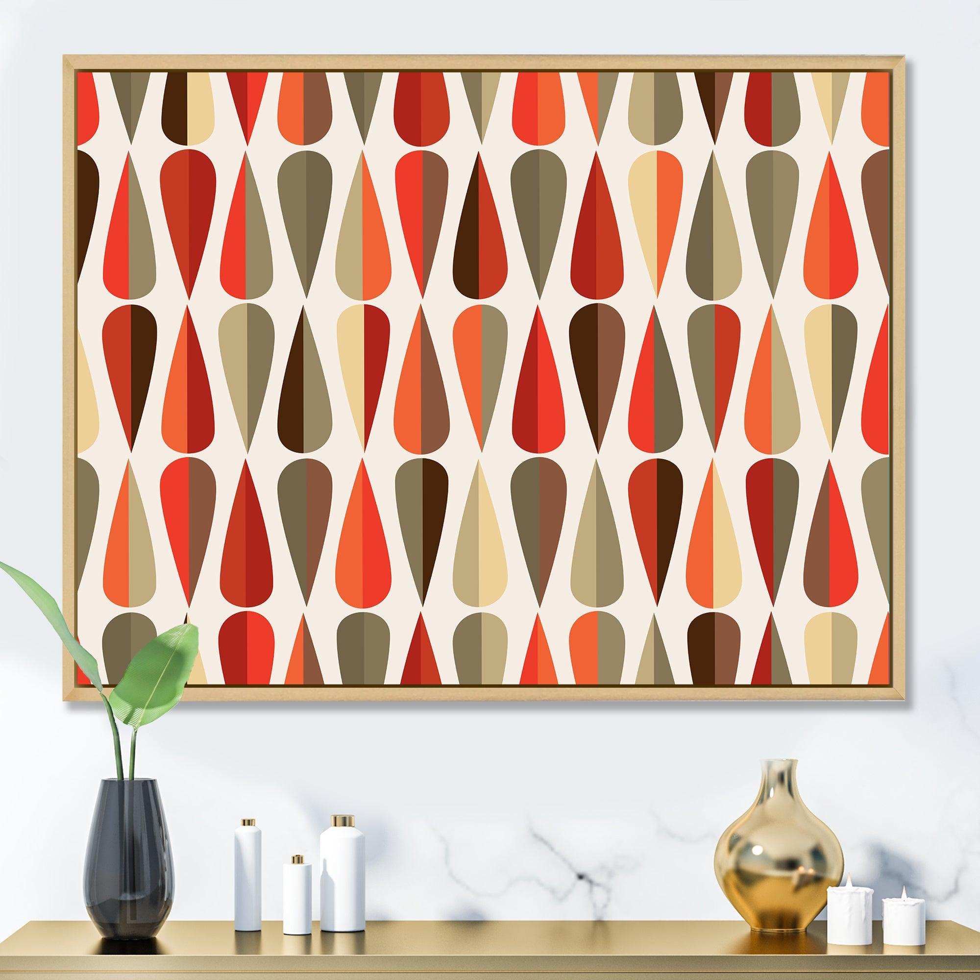 Retro Abstract Drops IV