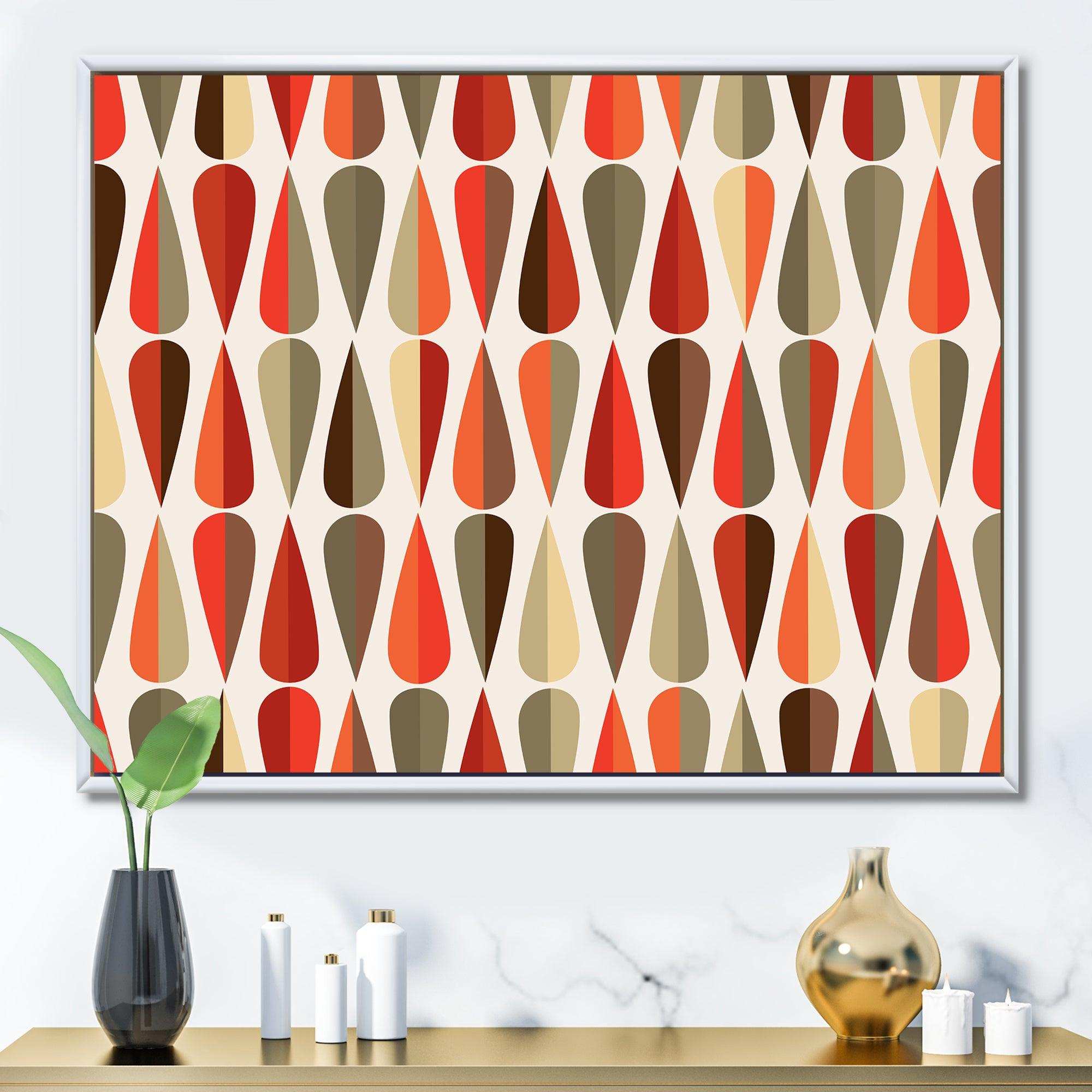 Retro Abstract Drops IV