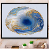 Ocean Blue Golden Jasper Agate I