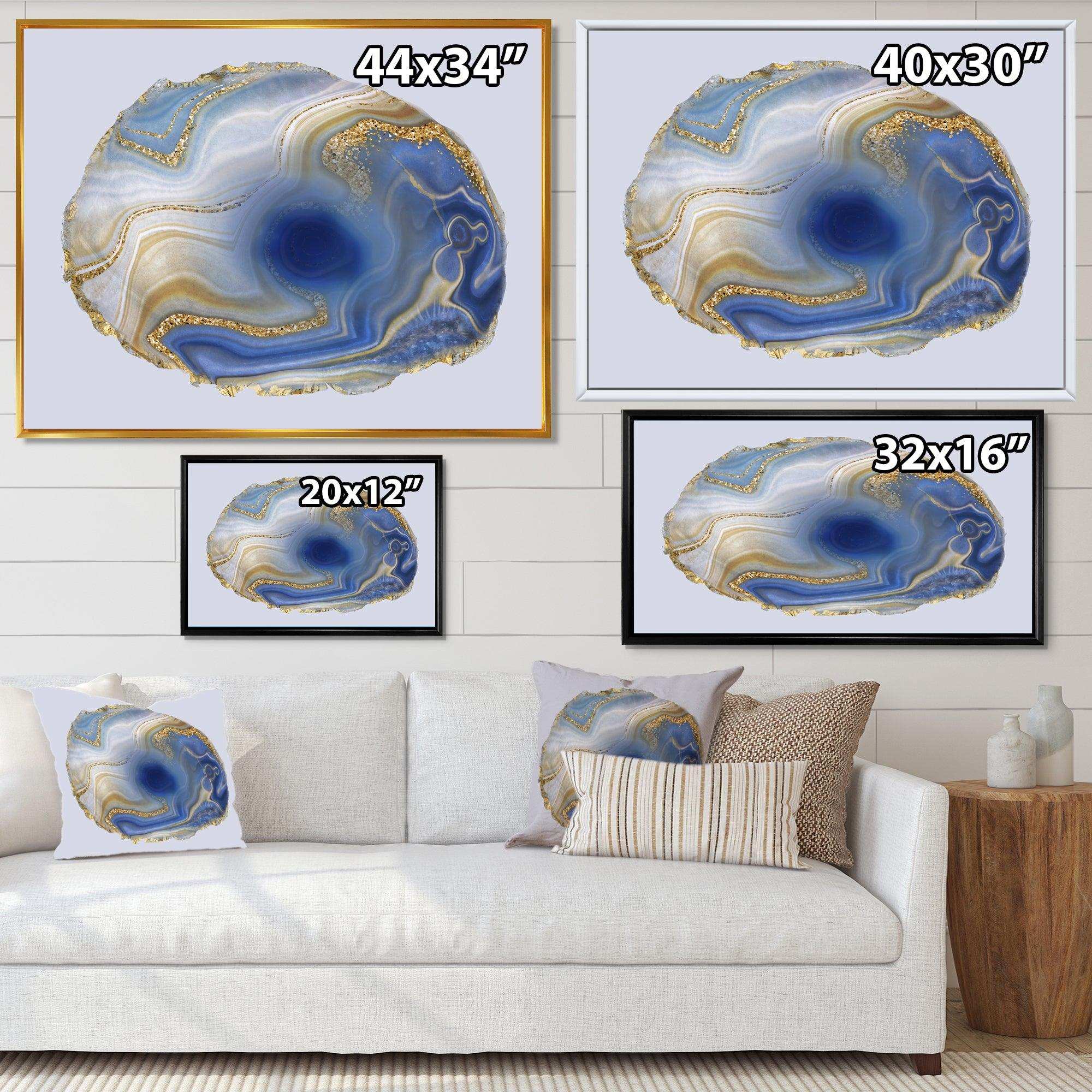 Ocean Blue Golden Jasper Agate I