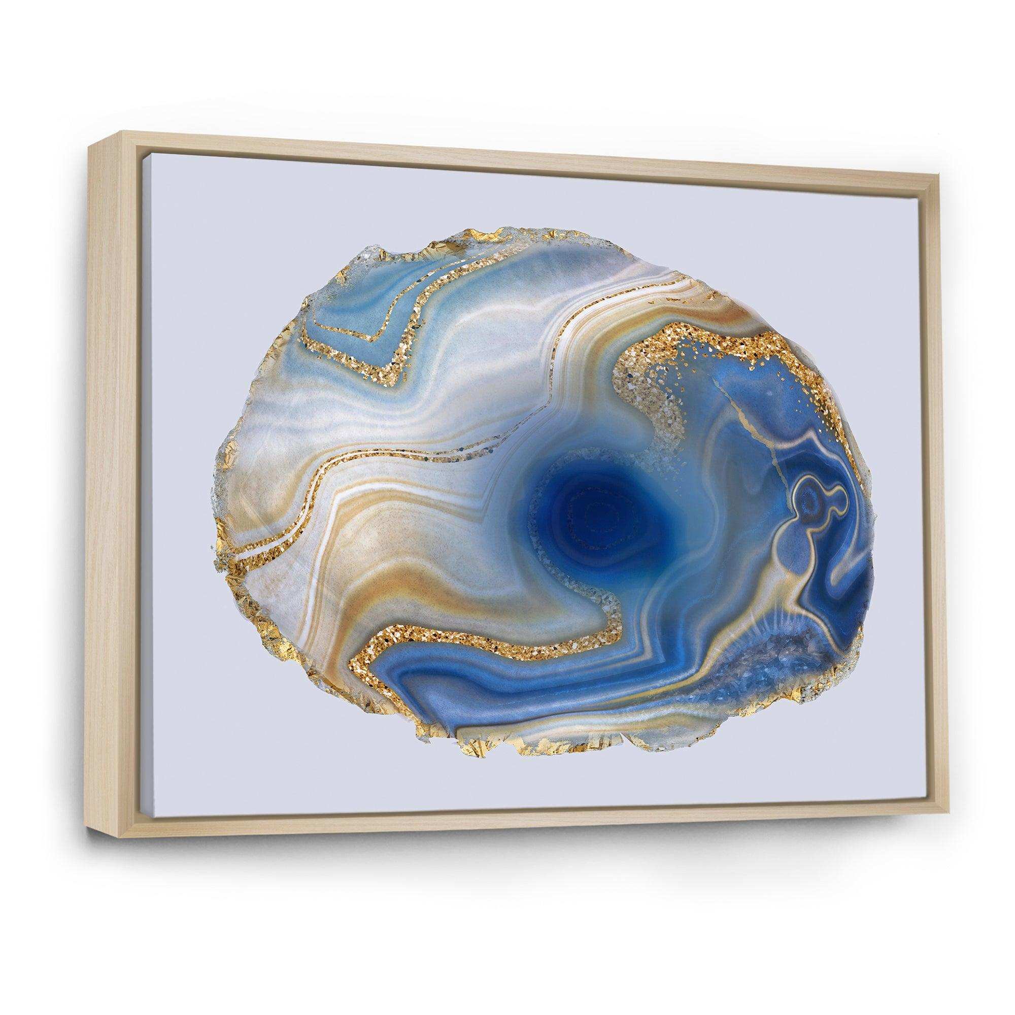 Ocean Blue Golden Jasper Agate I