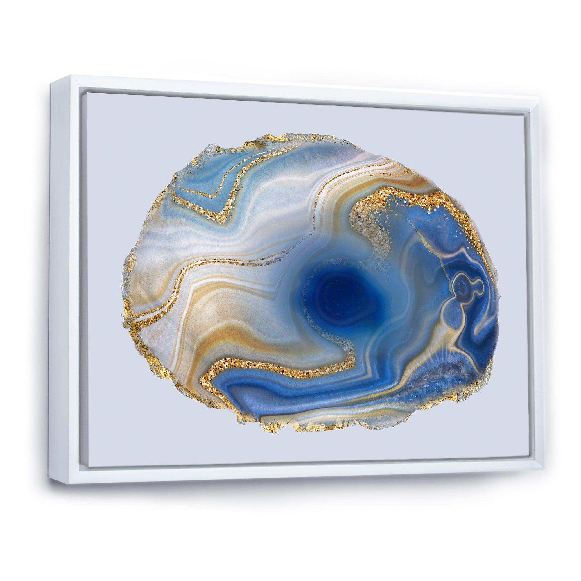 Ocean Blue Golden Jasper Agate I