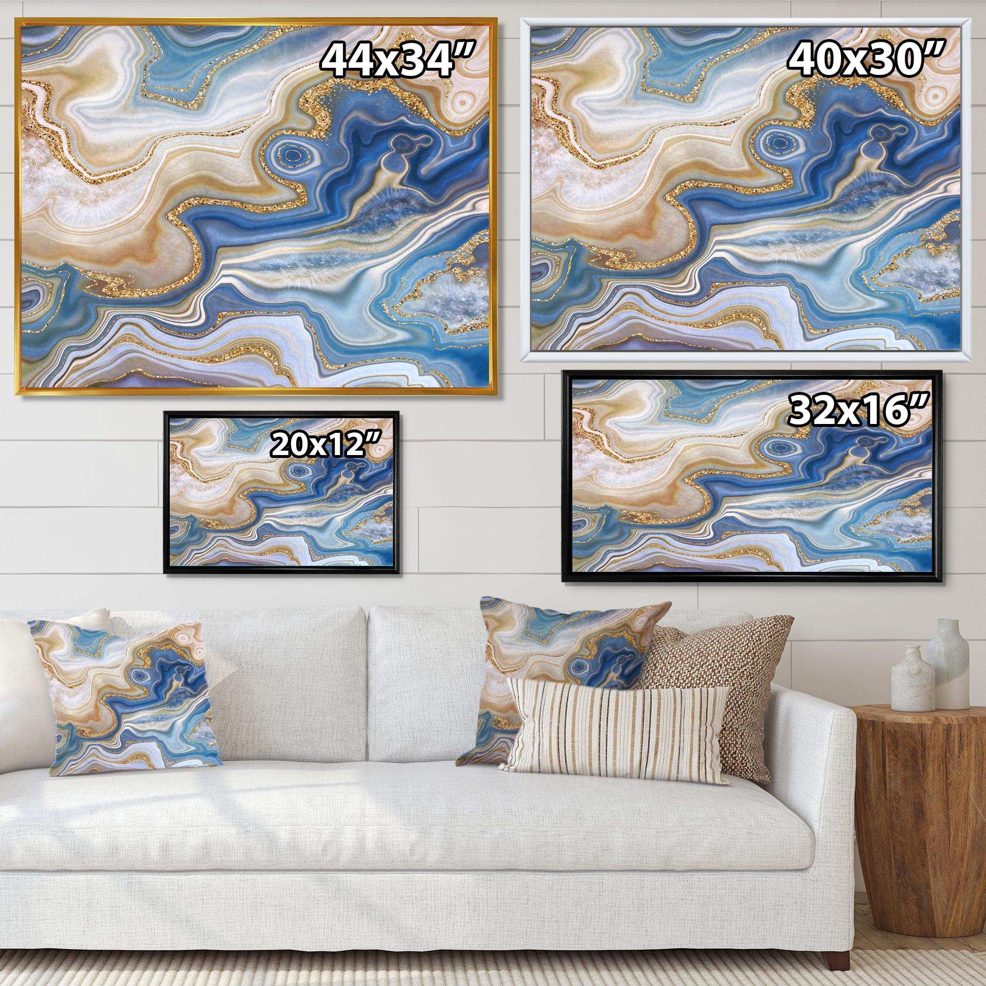 Ocean Blue Golden Jasper Agate II