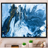 White, grey and White Hand Painted Marble Acrylic III