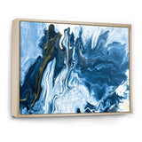 White, grey and White Hand Painted Marble Acrylic III