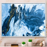 White, grey and White Hand Painted Marble Acrylic III