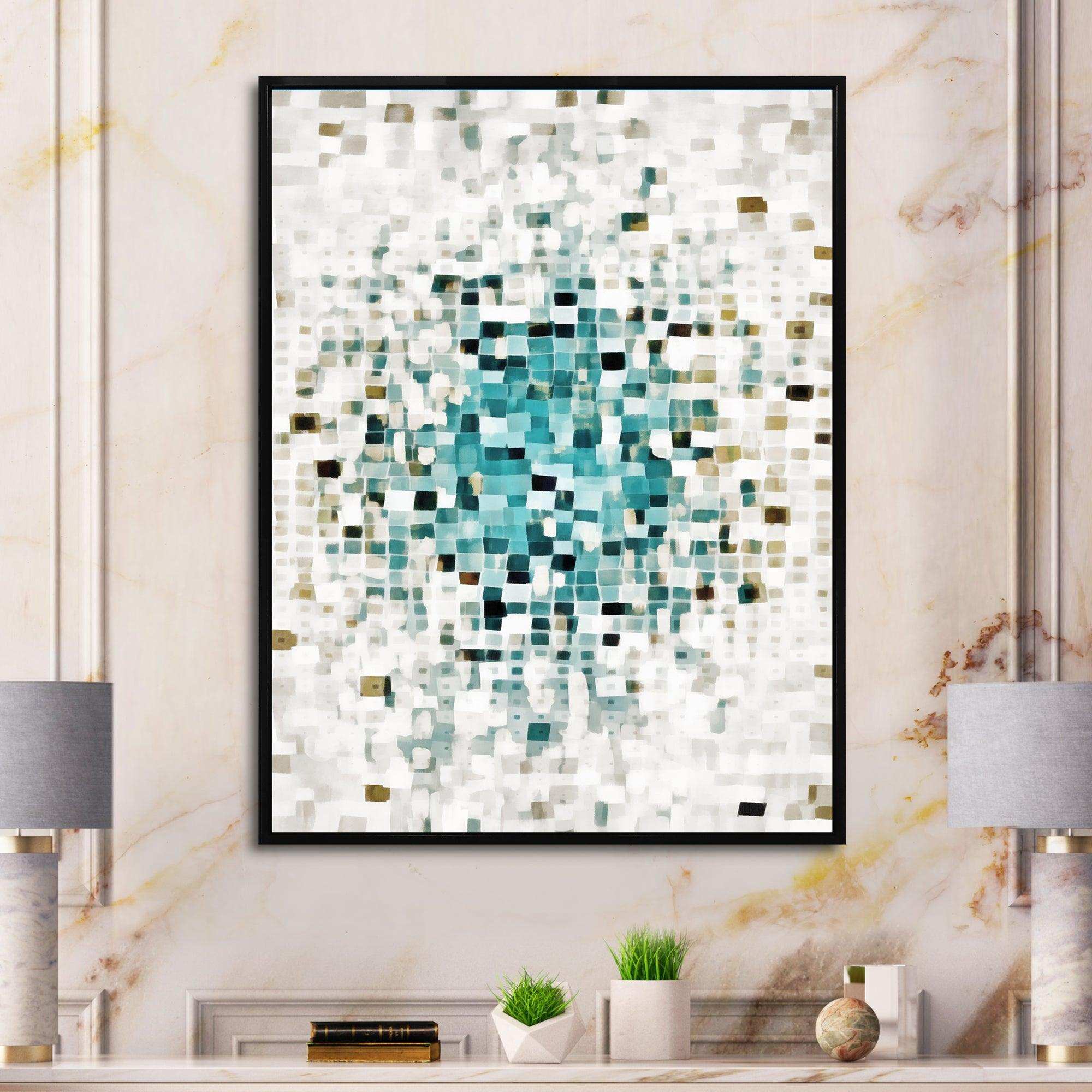 Geometric Blue Spots II