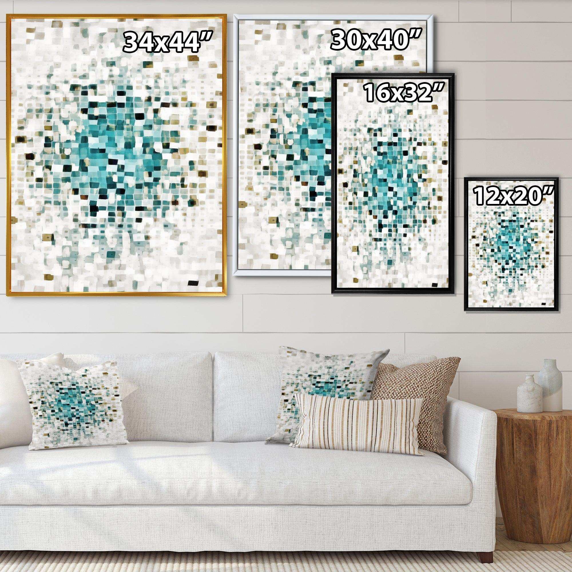 Geometric Blue Spots II