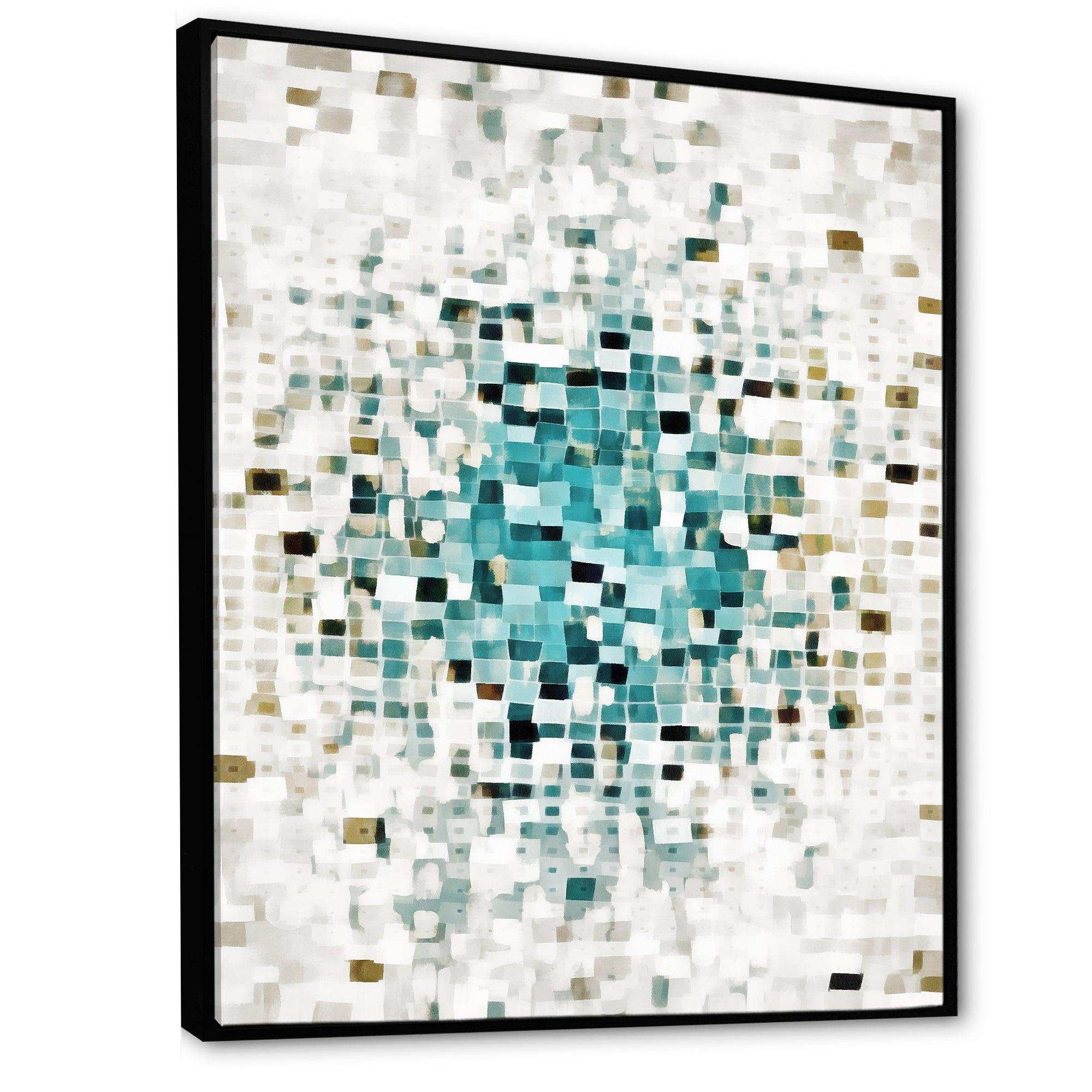 Geometric Blue Spots II