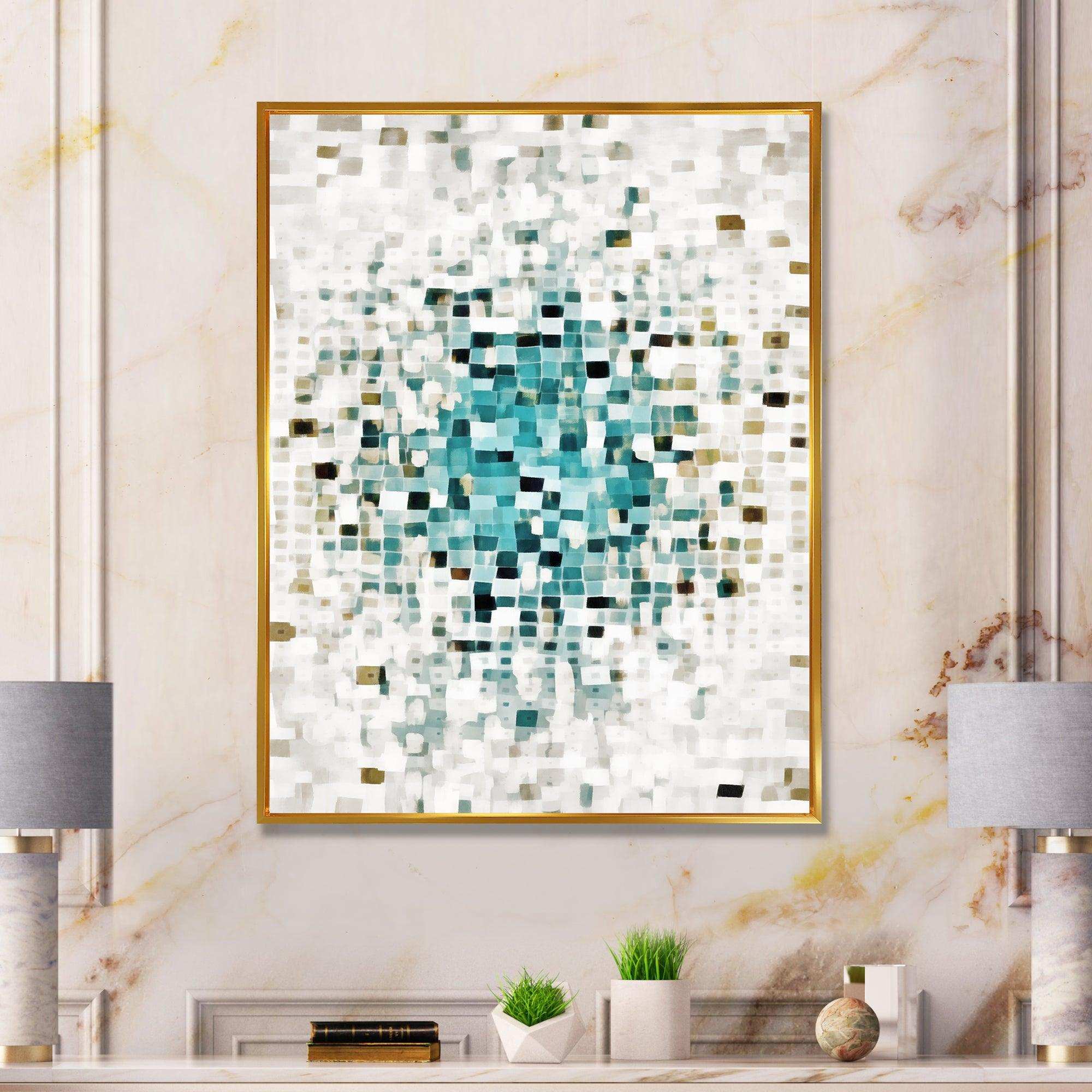 Geometric Blue Spots II