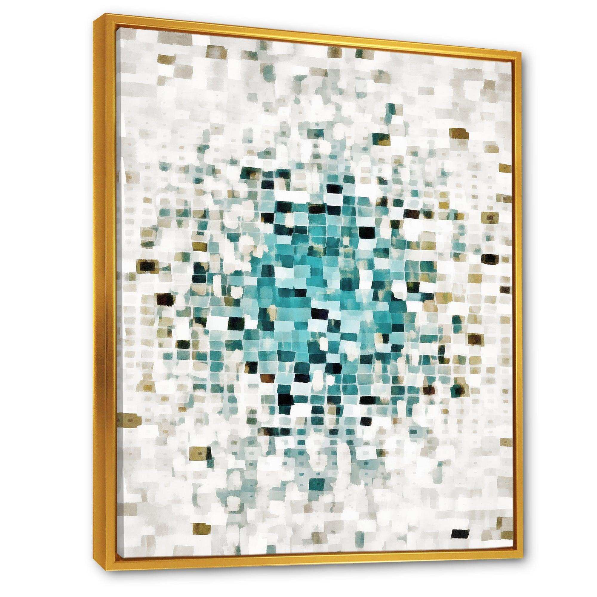 Geometric Blue Spots II