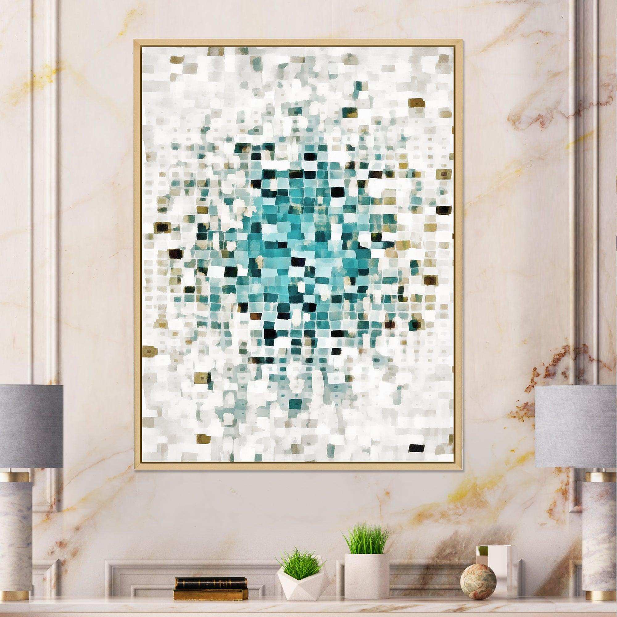 Geometric Blue Spots II