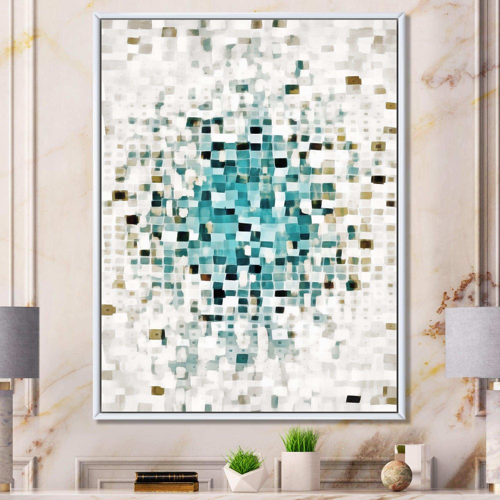 Geometric Blue Spots II