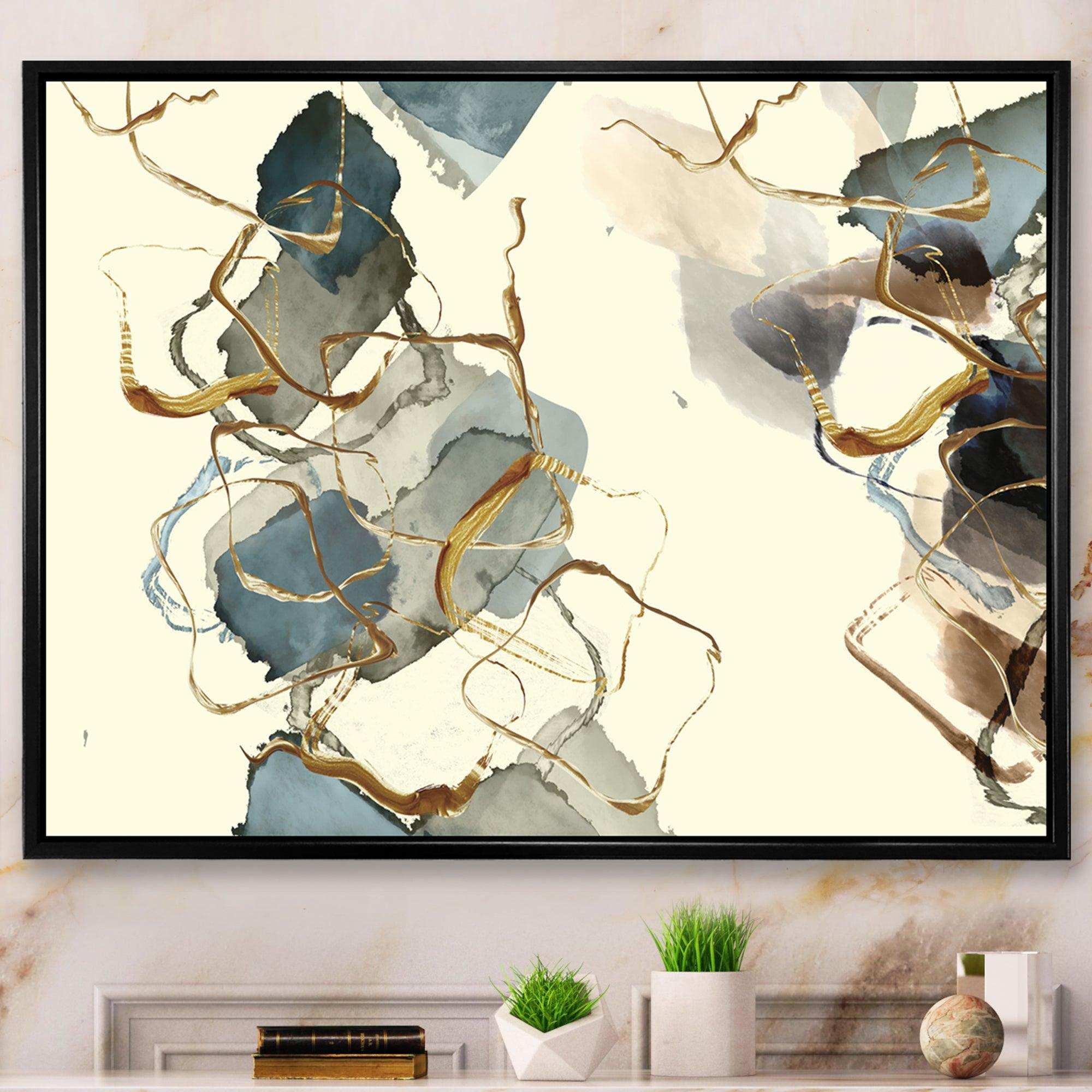 Gold Glam Squares VI