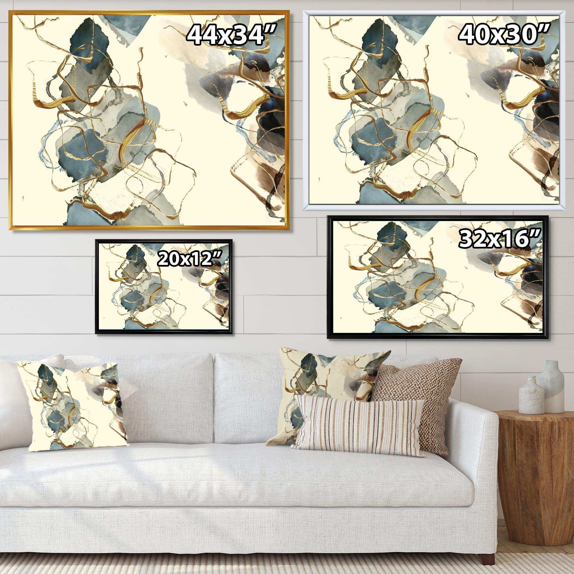 Gold Glam Squares VI