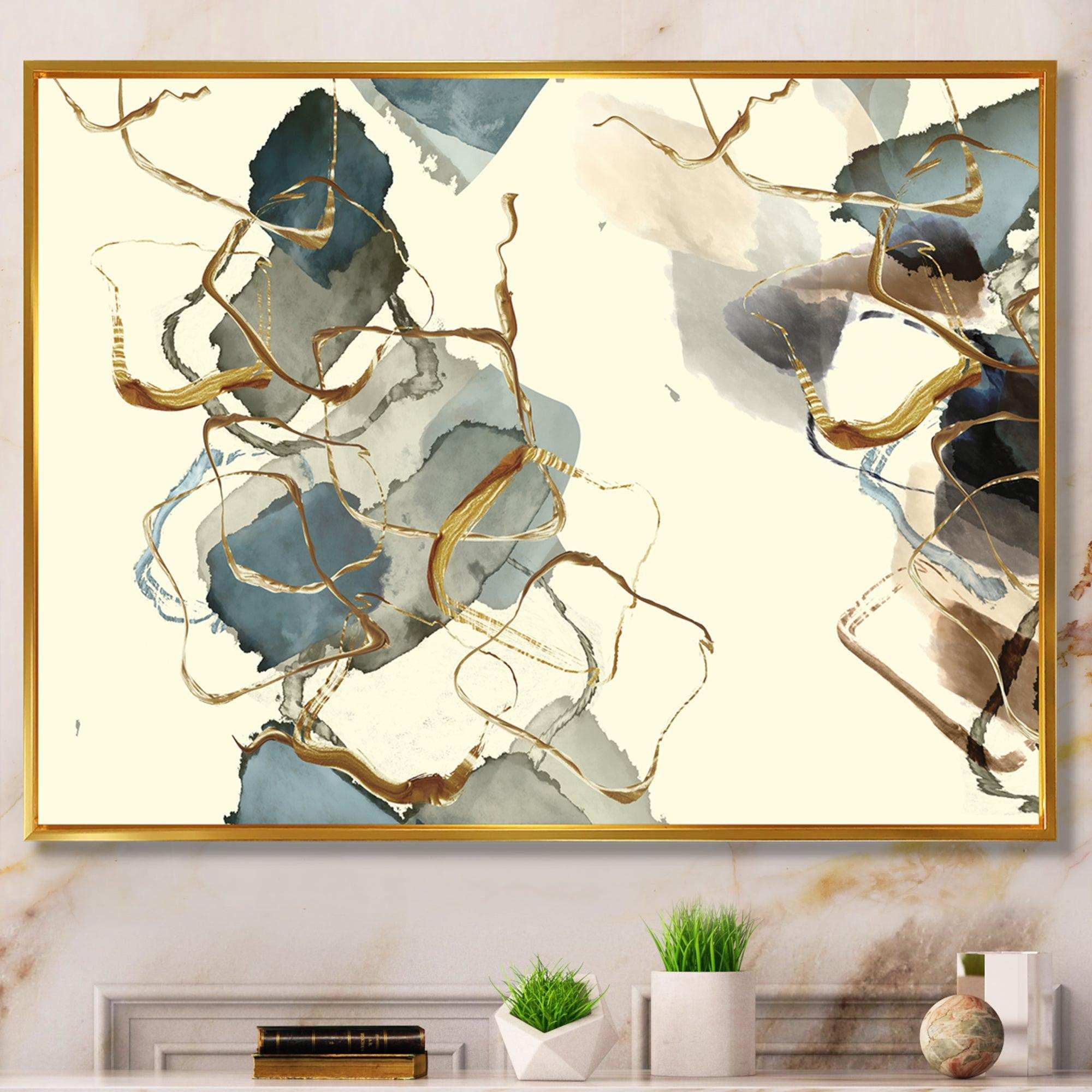 Gold Glam Squares VI