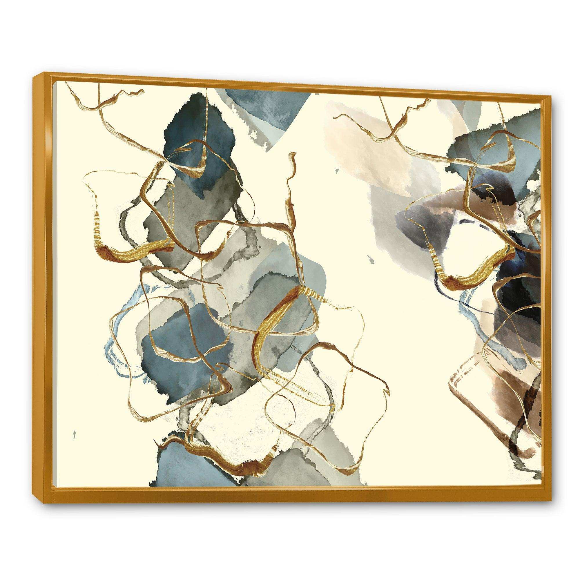 Gold Glam Squares VI